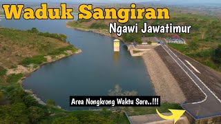 Pesona Senja di Waduk Sangiran Ngawi Jawa Timur