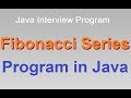 Write a program in java to  Print Fibonacci Series for given range || Fibonacci Series Program