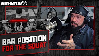 Swede Burns \u0026 Dave Tate Discuss Bar Position For The Squat | elitefts.com