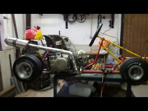 Go-Kart with a 125cc Dirt Bike engine Go-Kart with a 125cc Dirt Bike engine