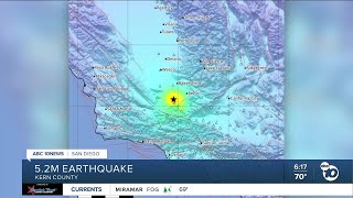 5.2-magnitude quake in Kern County felt in parts of SoCal