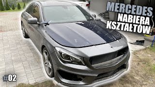 Odbudowa: Mercedes-Benz CLA 250 W117 | Nabiera kształtów. Ciąg dalszy odbudowy. | ODC. 2