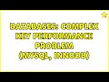 Databases: Complex key performance problem (MySQL, InnoDB)