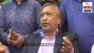 MLA Yusuf Tarigami addresses press conference in Kashmir