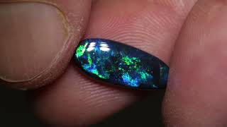 3.03 ct black opal 16.8x7.2x3.4mm MT2126