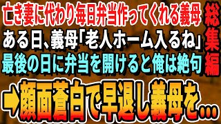 【感動☆厳選7本総集編】妻が突然他界した。亡き妻の代わりに義母は俺に毎日弁当を作ってくれた→ある日、突然義母は「施設に入所するわ」と。最後の日、弁当に入っていた◯◯を見て俺は号泣することに【泣ける話朗