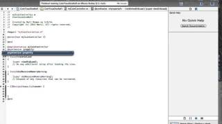Xcode #9 - .H files, .M files, iBactions, Scope and more...