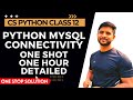 Python MySQL Connectivity | One Shot Video | In Hindi