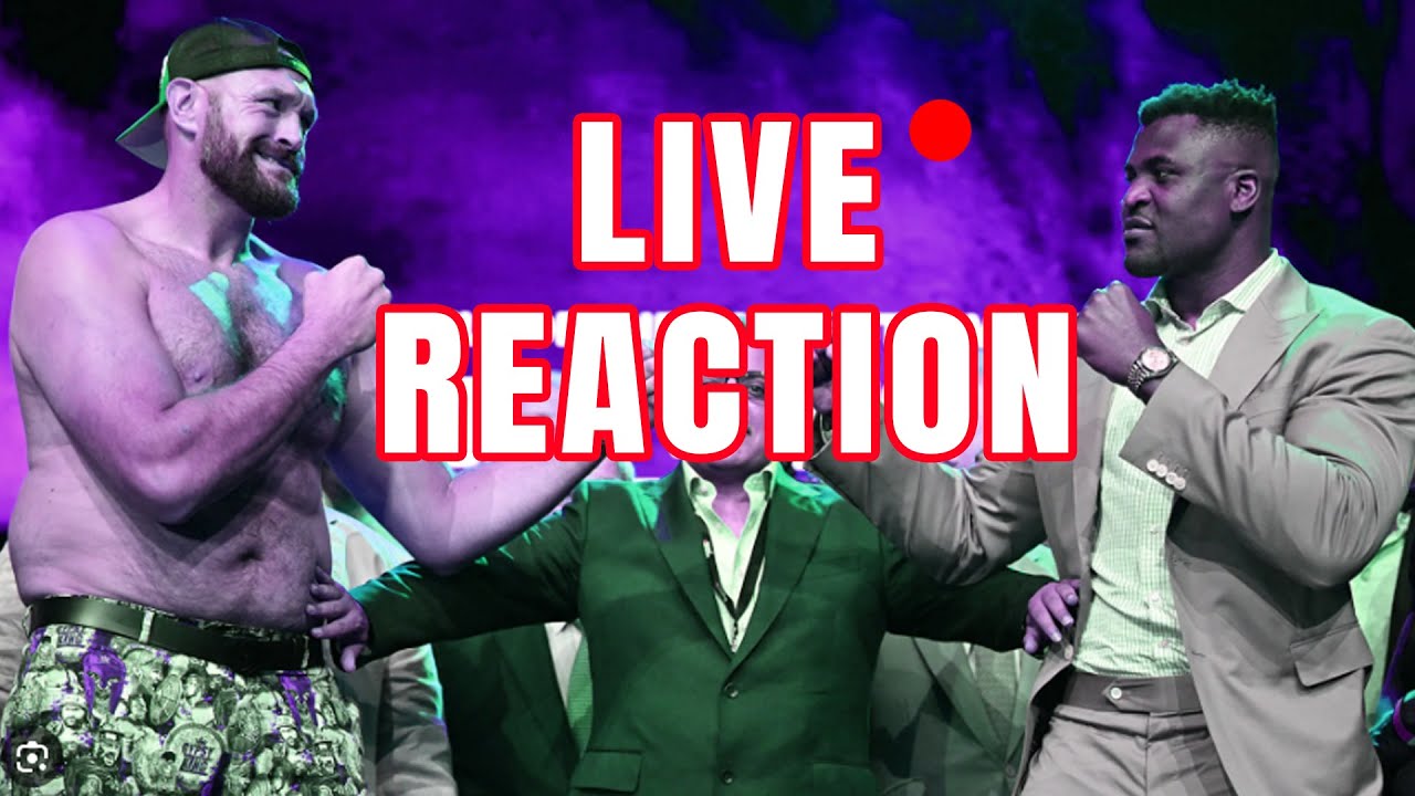 Tyson Fury V Francis Ngannou Live Reaction - YouTube