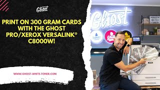 Printing high grammage cards (300gsm) with the Ghost Pro