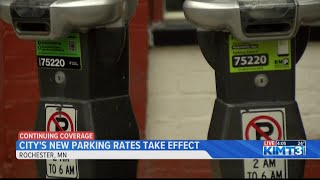 City of Rochester's new downtown parking rates in effect