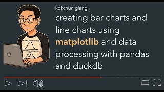 Matplotlib fundamentals - bar chart and line chart from dataframe
