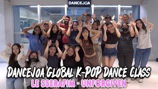 DanceJoa K-POP Dance ExperienceㅣLE SSERAFIM(르세라핌) - 'UNFORGIVEN' Sketch Video