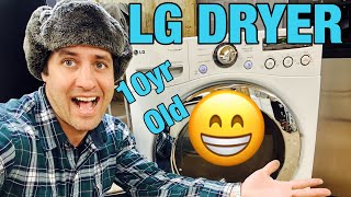 Older LG Dryer Disassembly and Clean out | DLEX2650W | Good Machines Really | Quick Take Apart Fix