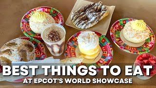 NEW! The Best Foods We Found Eating Around the World at Epcot in 2024 🌍