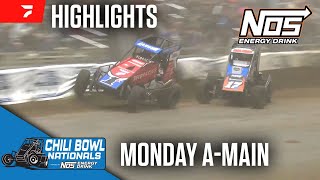 Kyle Larson's Dramatic Chili Bowl Return | Monday A-Main 1/13/25 | Highlights