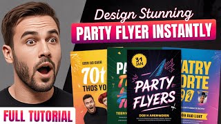This AI Tool Makes Party Flyers in Minutes | Easy Tutorial