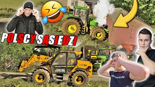 PRANK NA HEROSIE 😁 JCB TO MOJA ŁADOWARKA 😂 SKĄD ON MA JOHN DEERE? 🤨┃POLSCY SĄSIEDZI S2┃136