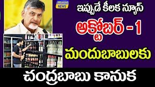 అక్టోబర్ 1 నుంచి మందు బాబులకు శుభవార్త good news for wine drinkers in AP.