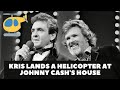 Kristofferson Tells of Landing Helicopter at Johnny Cash's House & 