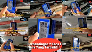 🔴 PERBANDINGAN 7 MERK KACAFILM DI PASARAN | MANA JADI PILIHAN KALIAN! TES HARGA DAN KUALITAS TERBAIK