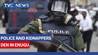 WATCH: Security Operatives Raid Kidnap Hideout in Nsukka, Enugu