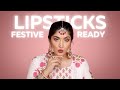 Festive Ready Lipsticks That Look Good Without Makeup | Top 10 | #Diwalog2024 Day 3 | Shreya Jain