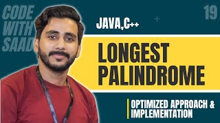 LeetCode LONGEST PALINDROME Solution Explained | Java | C++ | LeetCode 409 | Saad Aslam