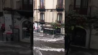 Live from Italy,  Major flash flooding in Catania, Sicily, Italy -  October 4