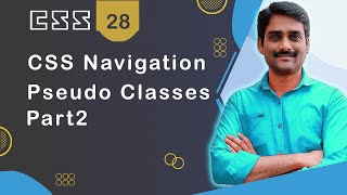 CSS Navigation Pseudo Classes Part 2 - CSS Tutorial 28 ๐