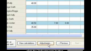 Sending your timesheet to payroll