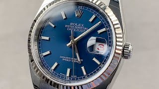 Rolex Datejust 116234 Rolex Watch Review