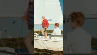 An Elderly Man Sailing With His Grandson - Patey #Short 4K