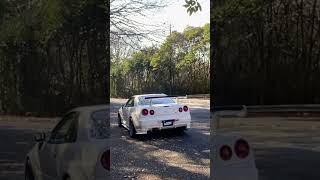 R34 GT-RのRB26ハイカムバラバラ音を楽しむだけの動画（Mine's SILENCE-VX PRO TITAN Ⅱ）