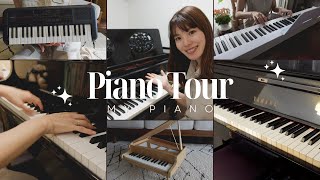 【スタインウェイの値段公開】家のピアノ６台紹介！価格も公開します🎹