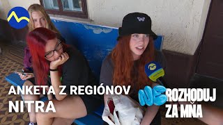 Anketa v regiónoch (Nitra) - železnica v nedohľadne alebo niečo zmenia voľby?! | Nerozhoduj za mňa