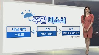 [생활날씨] 주말 낮더위 속 비…휴일 요란한 소나기 / 연합뉴스TV (YonhapnewsTV)