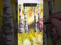 simple watercolor birch trees for beginners everydaywatercolor