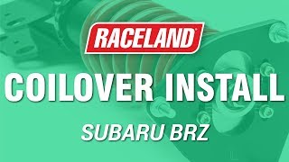 How To Install Raceland Subaru BRZ Coilovers