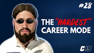 CRICKET 19 | THE HARDEST CAREER MODE EVER #28 | A Leave is a Positive Shot