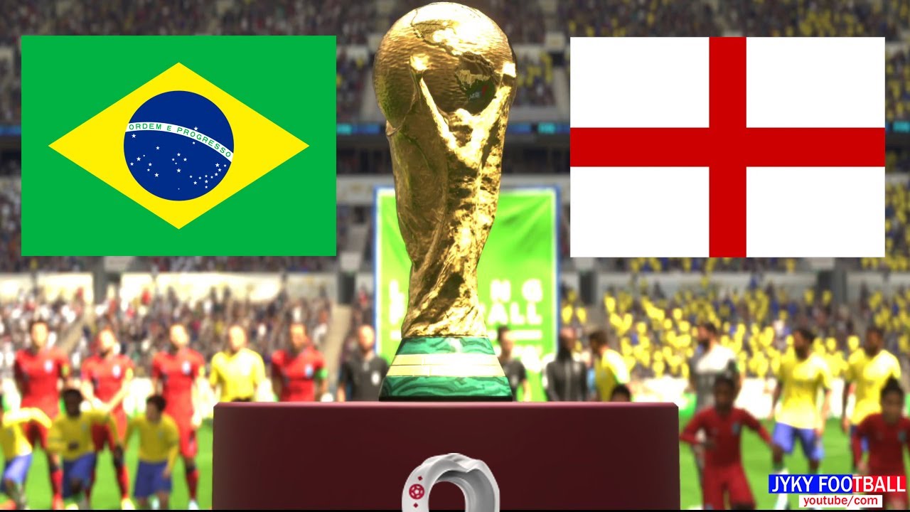 FIFA 23 - Brazil Vs England FINAL - FIFA World Cup 2022 Qatar - Full ...