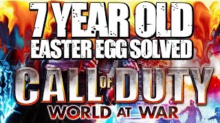 7 Year Old World at War Zombie Easter Egg Solved! | Chaos