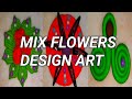 #mix flowers design art 🌹#subscribe my channel  #support #viral video #Smita Art #