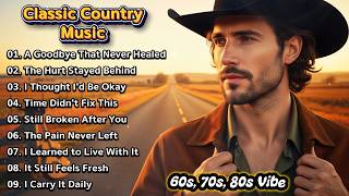 A Goodbye That Never Healed 💔 The Pain I Still Carry | Classic Country Oldies 60s 70s 80s