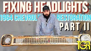 Old Truck Restoration, Headlight Repair Part 2.