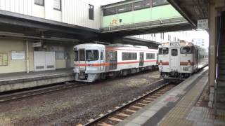 JR東海キハ48系6809編成-3809編成ワンマン亀山行き到着