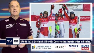 SPORT TV22: Gold für Petra Vlhova bei Olympischem Slalom in Peking Silber für Katharina Liensberger