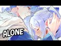 Nightcore - Alone (Lyrics) | Alan Walker, Lexdez & Hylia