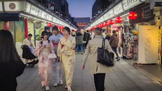 Japan City Walk | Tokyo | 漫步东京浅草寺 | Sensō-ji Temple