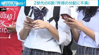 「所得の分配に不満」18歳から26歳“Z世代”の6割(2021年7月17日)